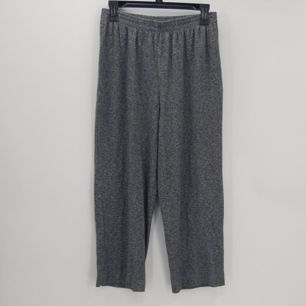 CATHY DANIELS gray cropped sweatpants